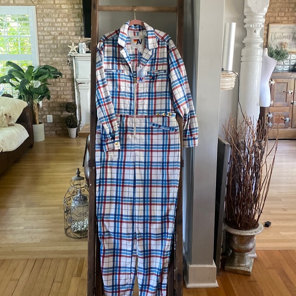 AVIATOR NATION UNISEX PLAID FLIGHT SUIT - MONTAUK PLAID...